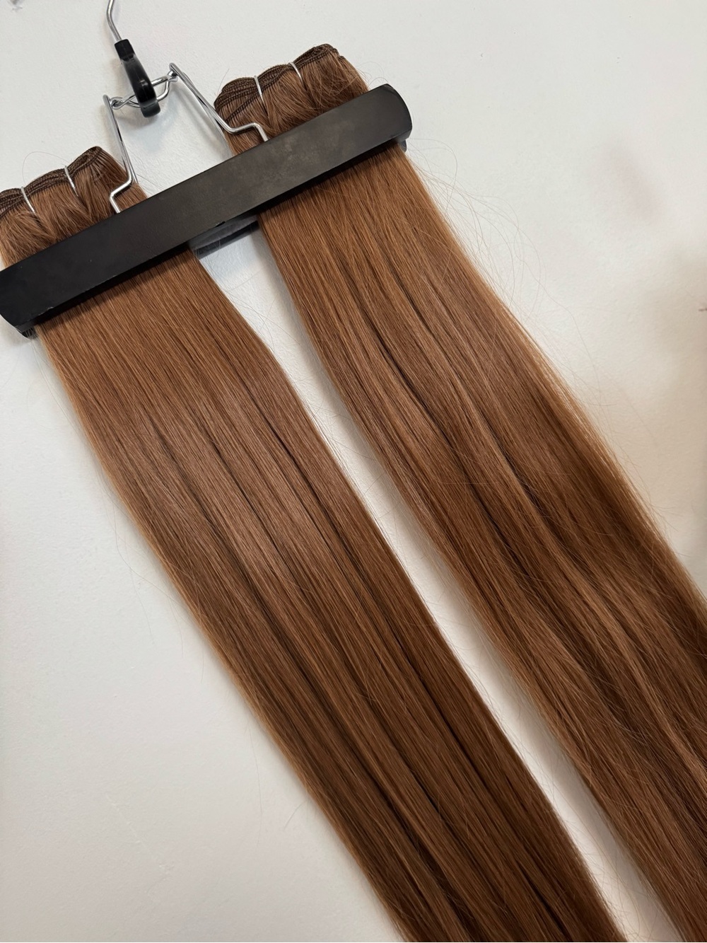28” Premium Medium Blonde Hair Extensions Bundle 300g Soft Realistic synthetic - Picture 2 of 6